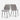 Munkerup Fabric Dining Chairs Set of 2 - Light Grey