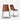 Bronshoj Leather Dining Chairs Set of 2 Brown