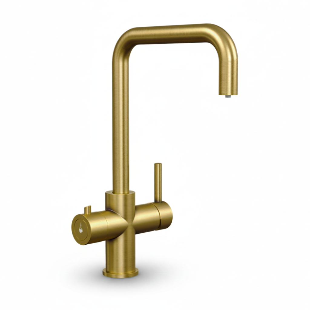Boha Square 3-in-1 Boiling Water Tap - Brushed Gold – Boha Living