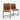 Egholm Faux Leather Dining Chairs Set of 2 - Brown