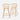 Klarup Oak Barstool Set of 2 - Natural