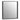 Rectangular mirror with a black frame on a white background