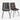 Risskov Faux Leather Dining Chairs Set of 2 - Grey