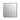 Square mirror with a black frame on a white background